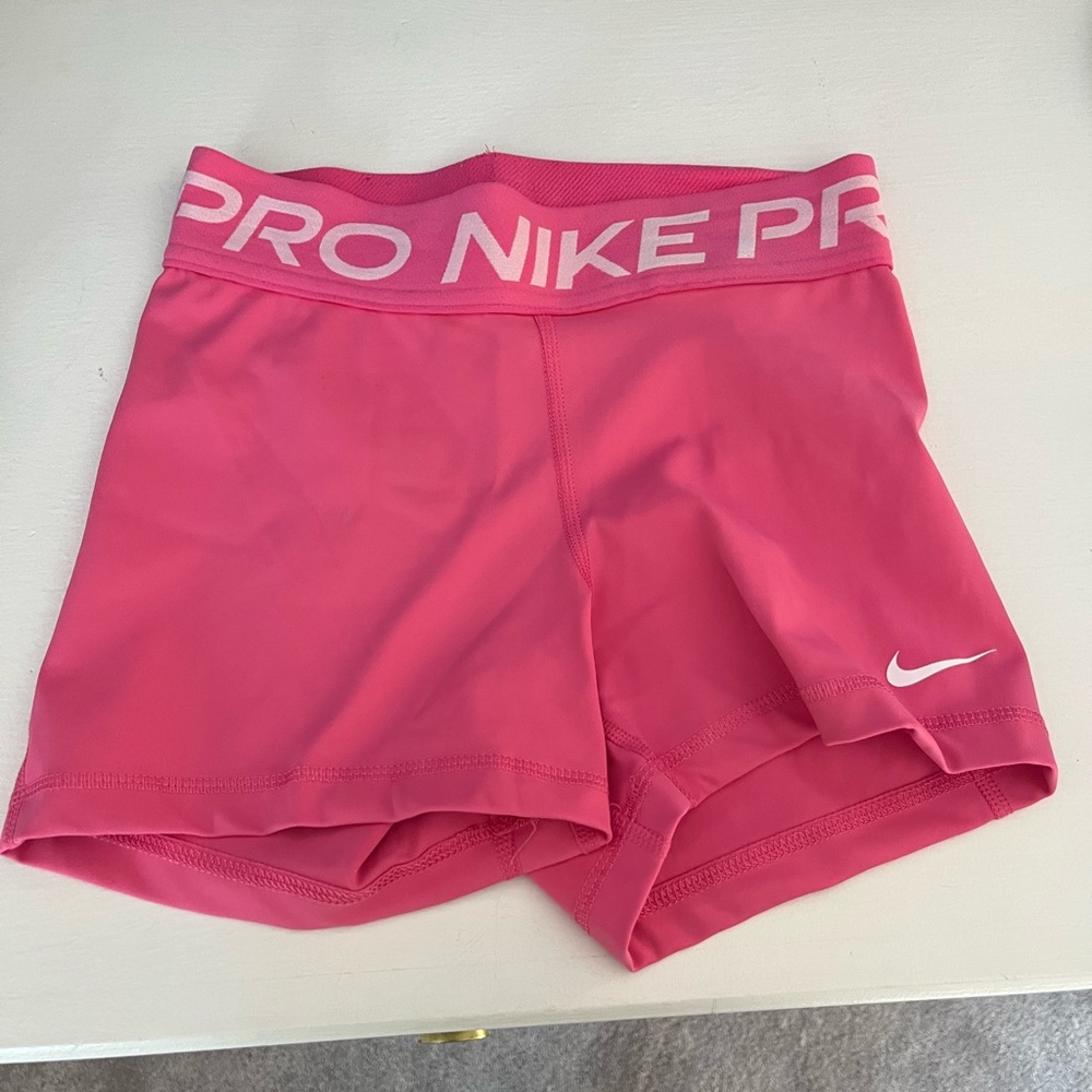 pink nike pros xs